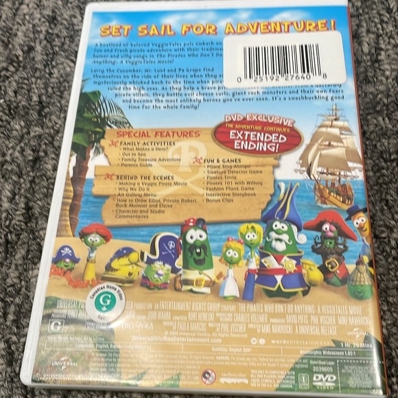 Veggietales The Pirates Who Don't Do Anything movie dvd - Picture 2 of 3